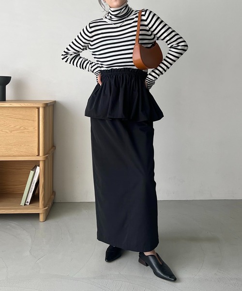 「CAPRICIEUX LE'MAGE」 タイトスカート 36 ブラック レディース_画像3