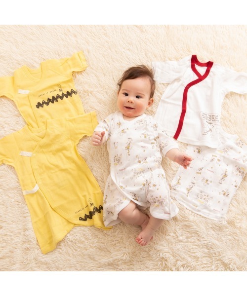 美品　アメリカ直輸入　babies スノーベイビーズ PEANUTS ベビー肌着 SNOOPY 新生児肌着5点セット : ZOZOTOWN