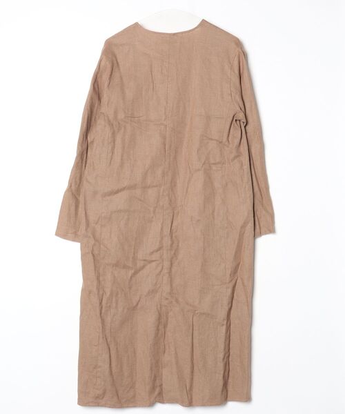 「Ungrid」 ノーカラーコート FREE ブラウン レディース_画像2