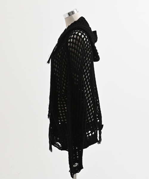 REFLEM（レフレム） パーカー 「REFLEM/レフレム」フリンジニットZIP