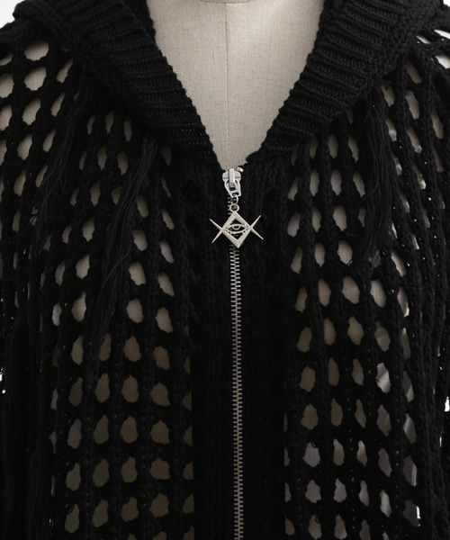 REFLEM（レフレム） パーカー 「REFLEM/レフレム」フリンジニットZIP