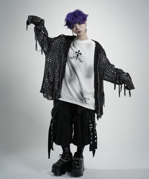 REFLEM（レフレム） パーカー 「REFLEM/レフレム」フリンジニットZIP