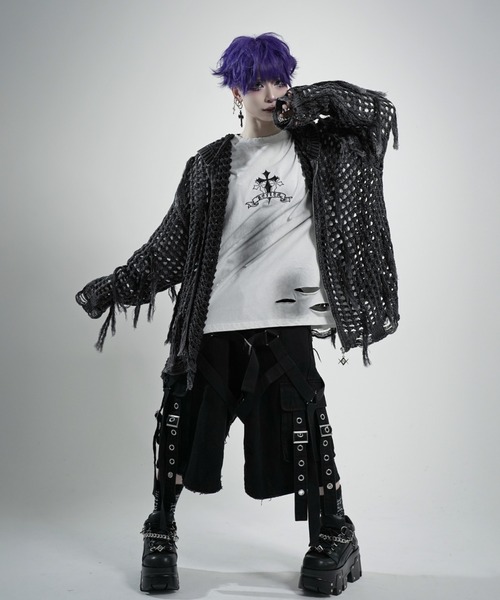 REFLEM（レフレム） パーカー 「REFLEM/レフレム」フリンジニットZIP