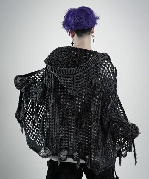 REFLEM（レフレム） パーカー 「REFLEM/レフレム」フリンジニットZIP