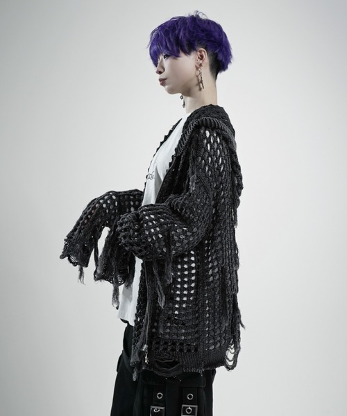 REFLEM（レフレム） パーカー 「REFLEM/レフレム」フリンジニットZIP