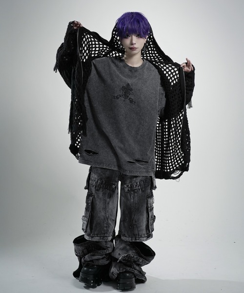 REFLEM（レフレム） パーカー 「REFLEM/レフレム」フリンジニットZIP