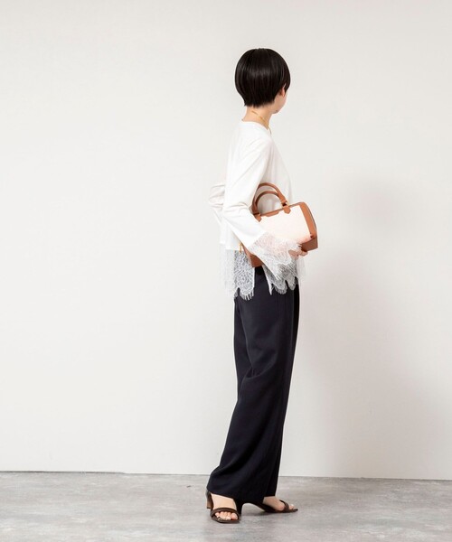 NOLLEY'S Sophi（ノーリーズソフィー） tシャツ ウォッシャブルレース