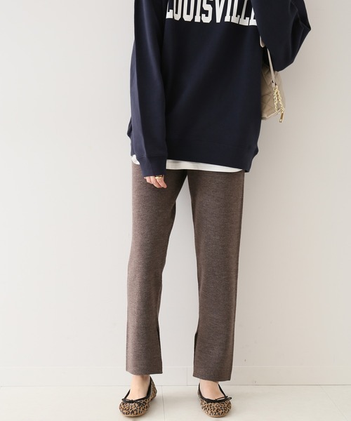 「SLOBE IENA」 イージーパンツ 38 ブラック レディース_画像3