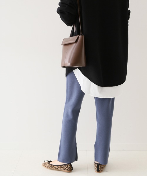 「SLOBE IENA」 イージーパンツ 38 ブラック レディース_画像8