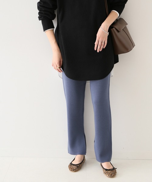 「SLOBE IENA」 イージーパンツ 38 ブラック レディース_画像9