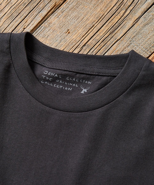 「Jonas Claesson」 半袖Tシャツ MEDIUM ブラック メンズ_画像3