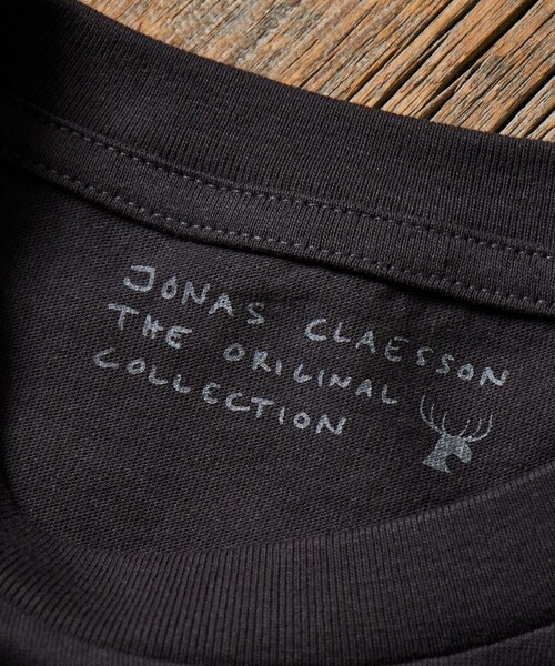 「Jonas Claesson」 半袖Tシャツ MEDIUM ブラック メンズ_画像4