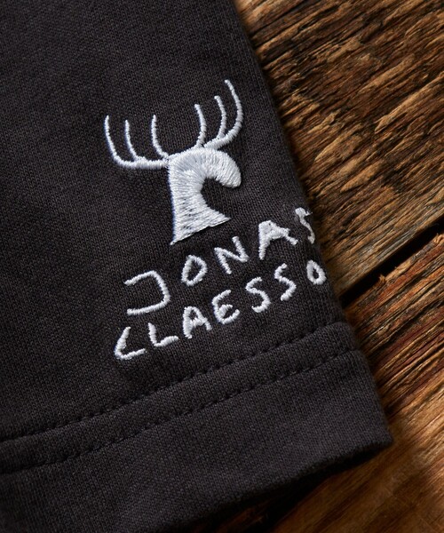 「Jonas Claesson」 半袖Tシャツ MEDIUM ブラック メンズ_画像6
