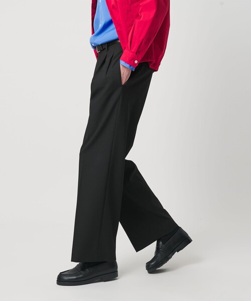 BEAUTY＆YOUTH UNITED ARROWS スラックス ダブル T/R 2プリーツ