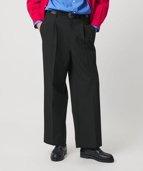 BEAUTY＆YOUTH UNITED ARROWS スラックス ダブル T/R 2プリーツ