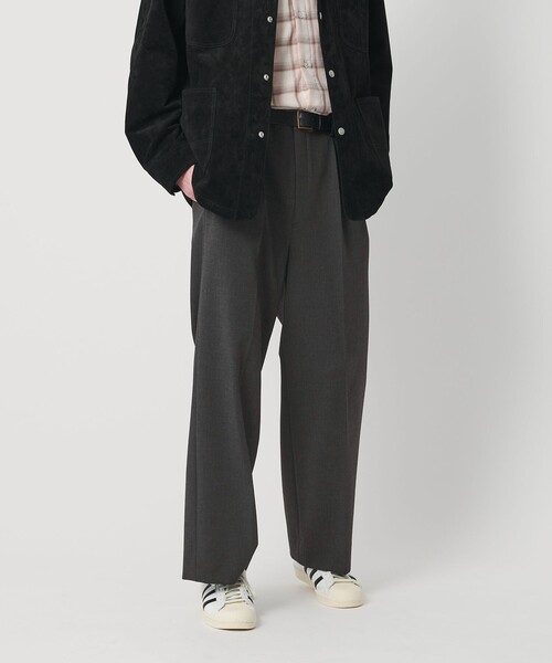 BEAUTY＆YOUTH UNITED ARROWS スラックス ダブル T/R 2プリーツ