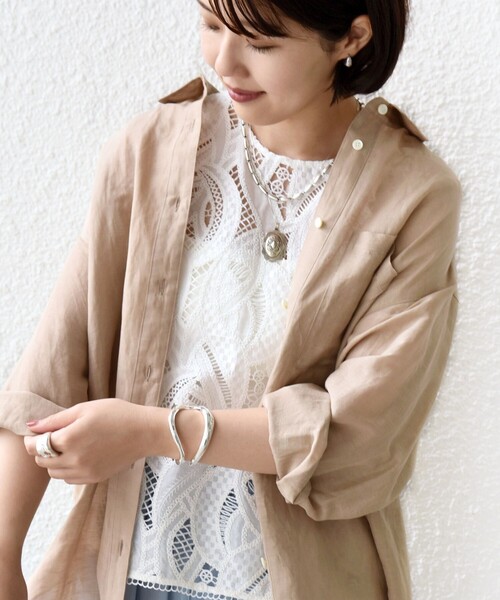 SHIPS ブラウス SHIPS（シップス） ブラウス シャツ 「手洗い可能」IMPERIAL LINEN 混