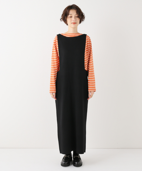 SLOBE IENA（スローブイエナ） サロペットスカート - ブラック