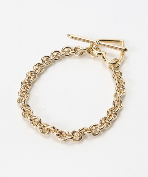 ブレスレット BASICKS / ベイシックス HEART BRACELET SMALL LINK メンズ レディースの画像