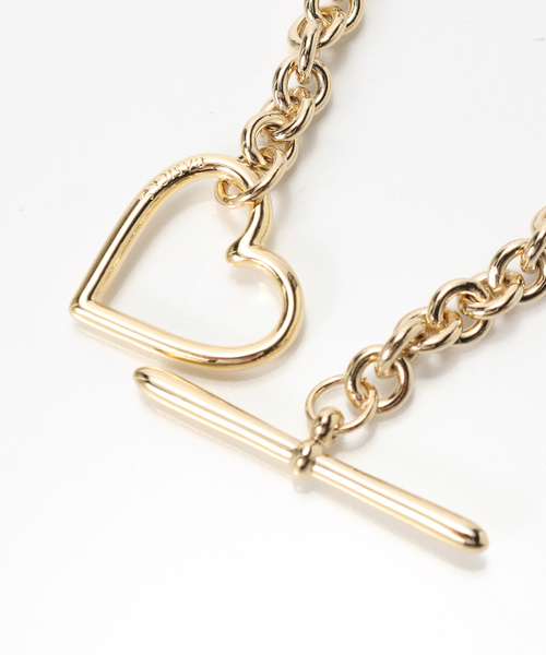 ブレスレット BASICKS / ベイシックス HEART BRACELET SMALL LINK メンズ レディースの画像