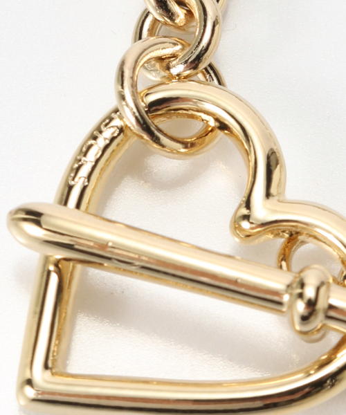ブレスレット BASICKS / ベイシックス HEART BRACELET SMALL LINK メンズ レディースの画像