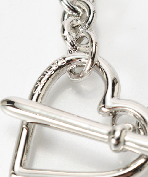 ブレスレット BASICKS / ベイシックス HEART BRACELET SMALL LINK メンズ レディースの画像