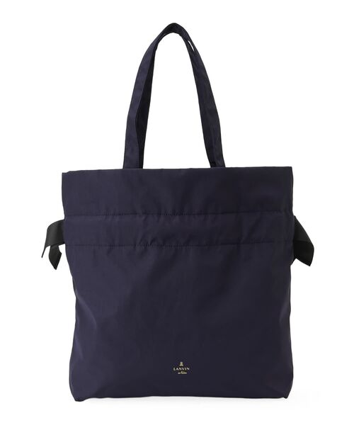 LANVIN en Bleu トートバッグ グログランギャザートートバッグ
