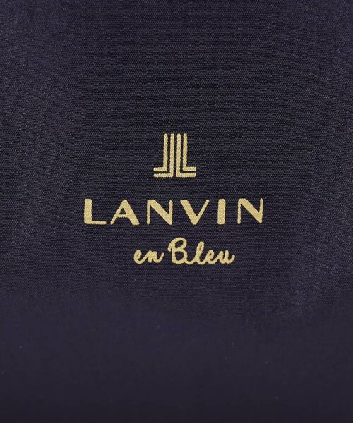 LANVIN en Bleu トートバッグ グログランギャザートートバッグ