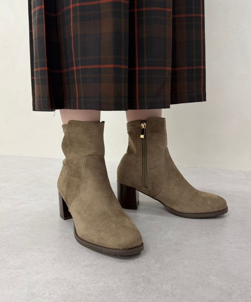 「ORiental TRaffic」 ショートブーツ LL ピンク レディース_画像2