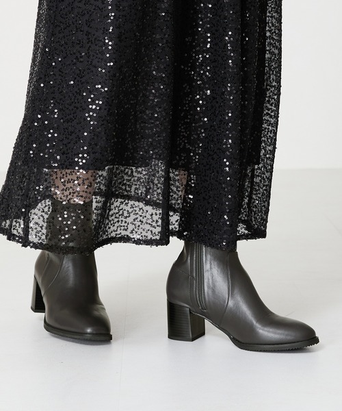 「ORiental TRaffic」 ショートブーツ LL ピンク レディース_画像4