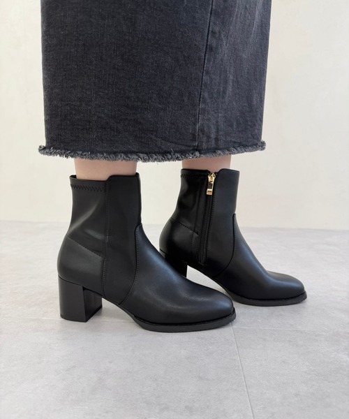 「ORiental TRaffic」 ショートブーツ LL ピンク レディース_画像5