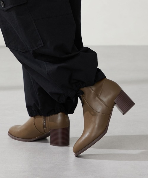 「ORiental TRaffic」 ショートブーツ LL ピンク レディース_画像6