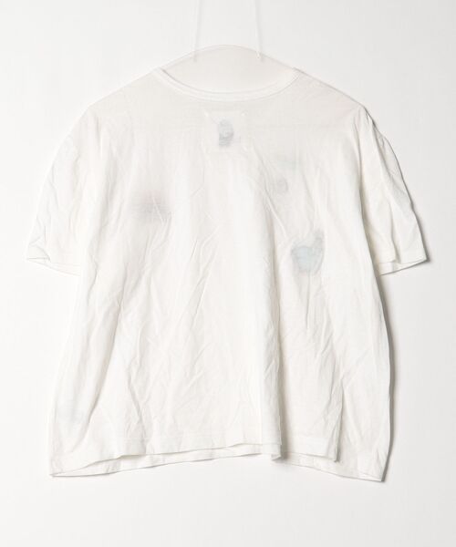 「bedsidedrama」 ワンポイント半袖Tシャツ 2 ホワイト レディース_画像2