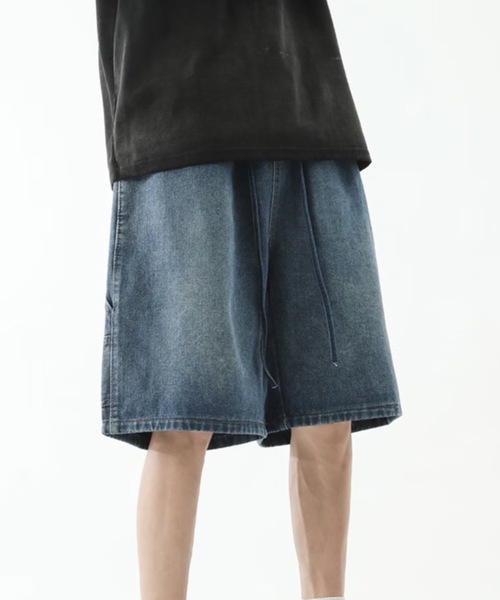 新品　ddud ワイドショートパンツ ワイドパンツ ハーフパンツ ジーンズ 短パン 「26年春新作」「UNISEX