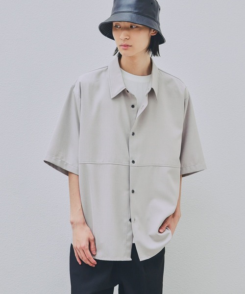 LAKOLE（ラコレ） シャツ 「吸水速乾」ドライレギュラー半袖シャツ