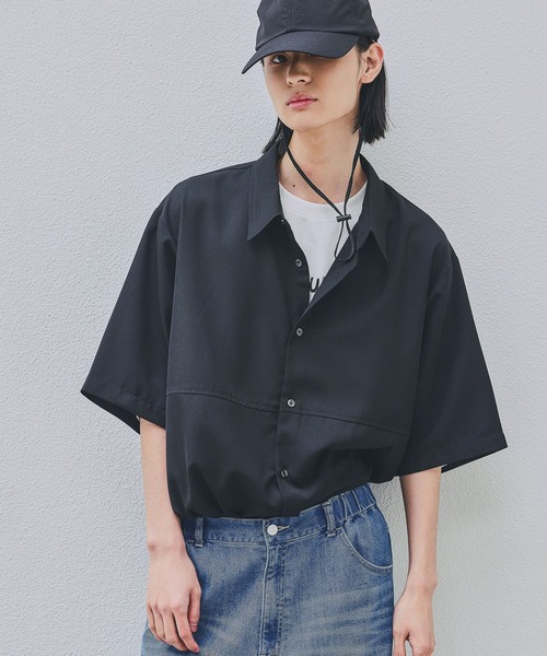 LAKOLE（ラコレ） シャツ 「吸水速乾」ドライレギュラー半袖シャツ