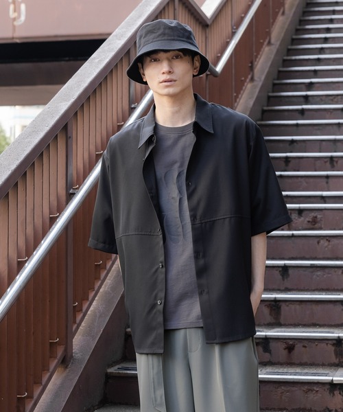 LAKOLE（ラコレ） シャツ 半袖 「吸水速乾」ドライレギュラー半袖