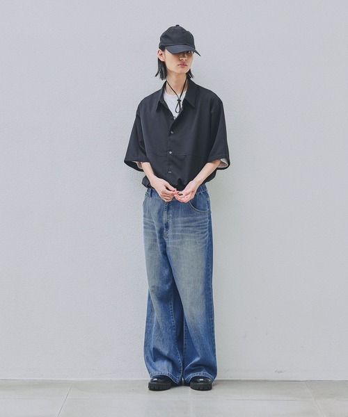 半袖L LAKOLE（ラコレ） シャツ 半袖 「吸水速乾」ドライレギュラー半袖