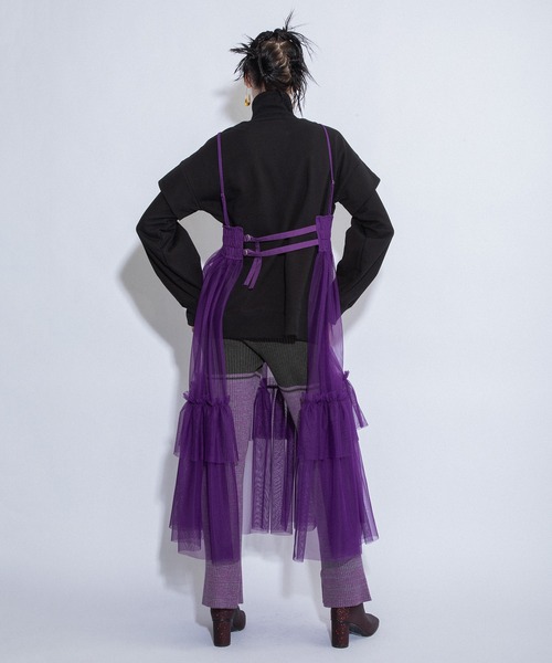 「AULA AILA」 スウェットカットソー 0 ターコイズブルー レディース_画像2