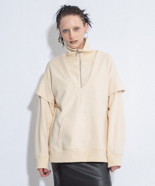 「AULA AILA」 スウェットカットソー 0 ターコイズブルー レディース_画像7