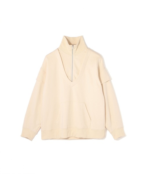 「AULA AILA」 スウェットカットソー 0 ターコイズブルー レディース_画像8