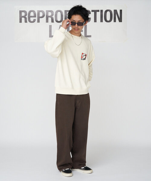 「RePRODUCTION LABEL」 スウェットカットソー FREE ミント レディース_画像8