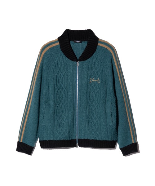 「glamb」 ニットカーディガン L ブラック メンズ_画像2