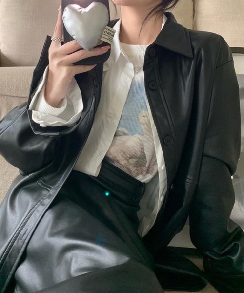 「Chaco closet」 「inolve」ジャケット FREE ブラウン レディース_画像3