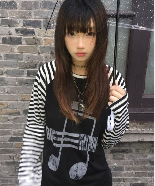ボーダーズ×DANSKINコラボ FLARE SLEEVE TEE Foxfire/別注 ボーダーポケットTシャツ｜Daytona Park(FREAK'S STORE