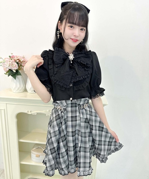 「ROJITA」 フレアスカート FREE ピンク レディース_画像6