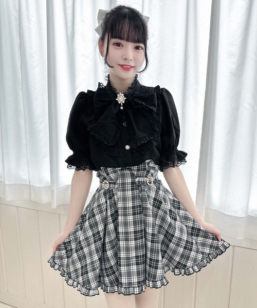 「ROJITA」 フレアスカート FREE ピンク レディース_画像7