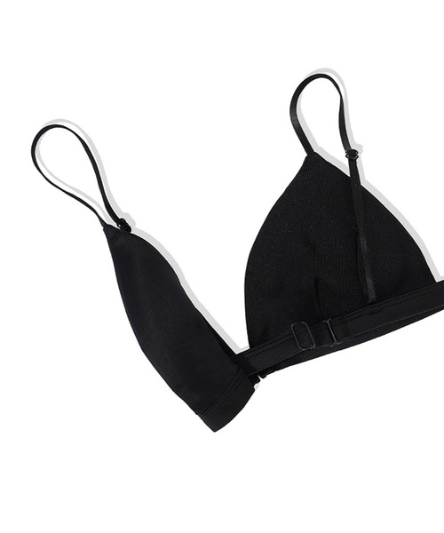 c.u.l ブラジャー シンプル サテン調 フロントホック ノンワイヤーブラ