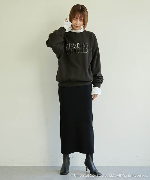 「Whim Gazette」 スウェットカットソー FREE チャコールグレー レディース