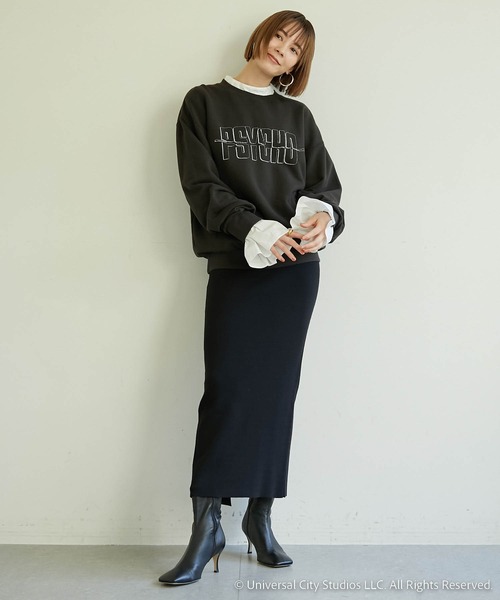 「Whim Gazette」 スウェットカットソー FREE チャコールグレー レディース